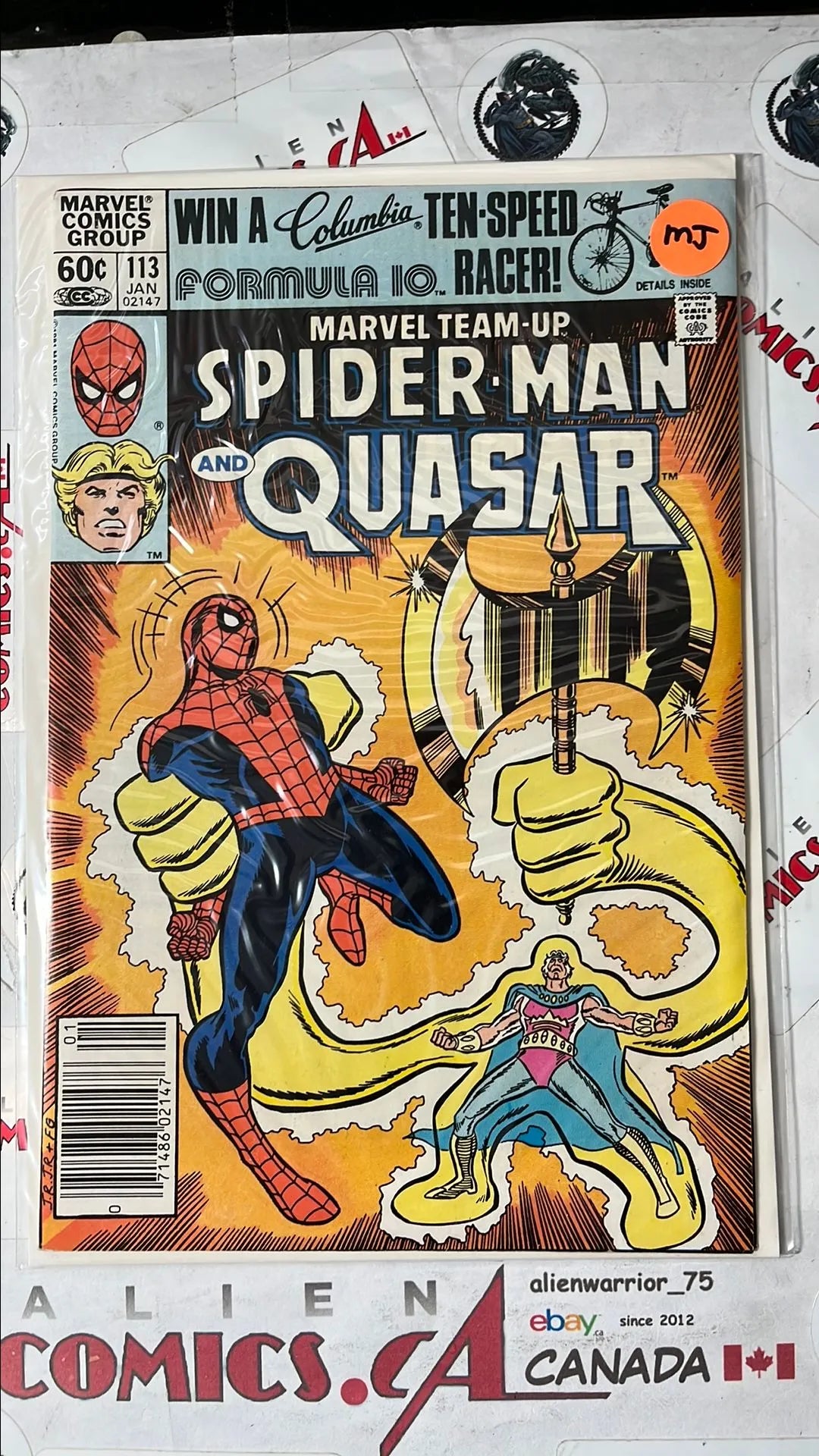 Marvel Team-up (#113 Spider-man & Quasar Newsstand Edition NM)