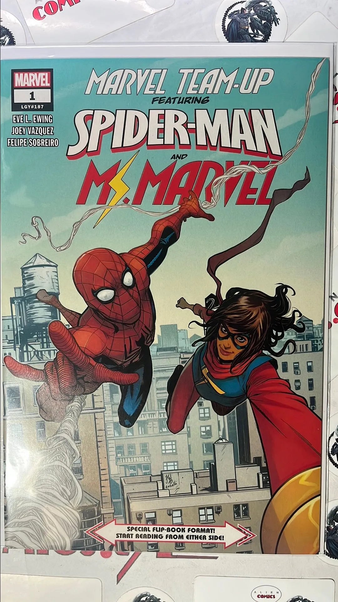 Marvel Team-up (#1 Marvel 2019 Spider-man & Ms. Marvel Peter & Kamala exchange powers NM)