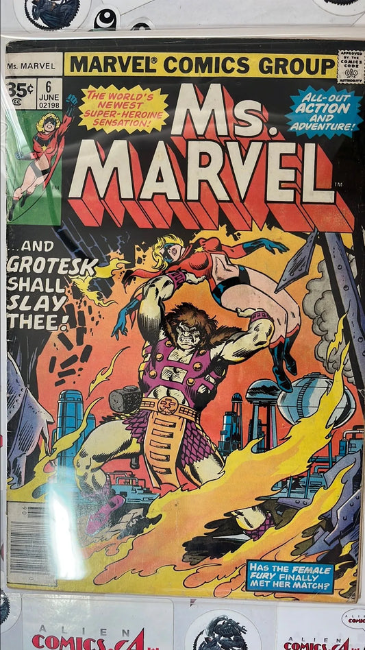 Ms. Marvel (#6 35¢ price variant HTF VG-)