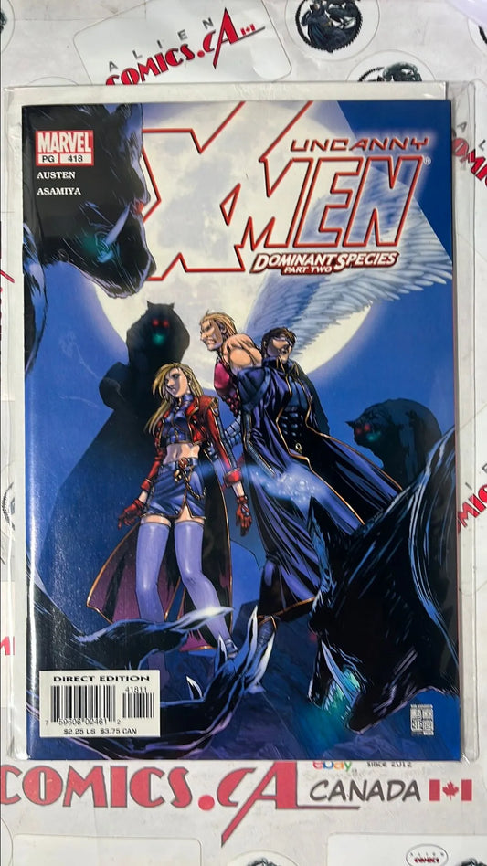 Uncanny X-men (#418 Marvel 2003 Direct Edition Dominant Species Part 2 NM)