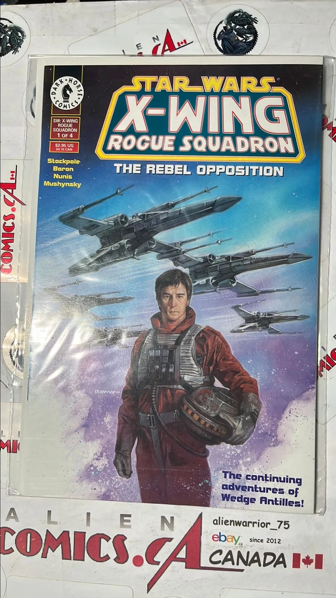 X-Wing Rogue Squadron (#1 The Rebel Opposition Wedge Antillies Rebel Pilot that survived 2 Death Star assaults NM)
