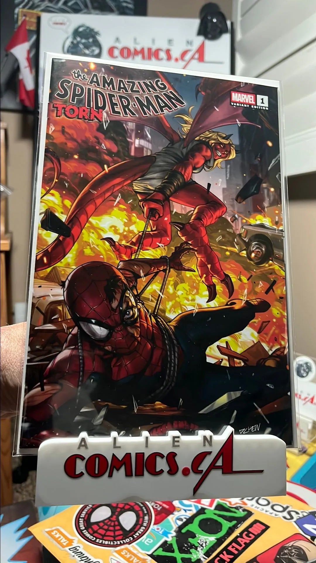 Amazing Spider-man: Torn (#1 Derrick Chew 616 Trade Dress Limited to 3000 copies NM)