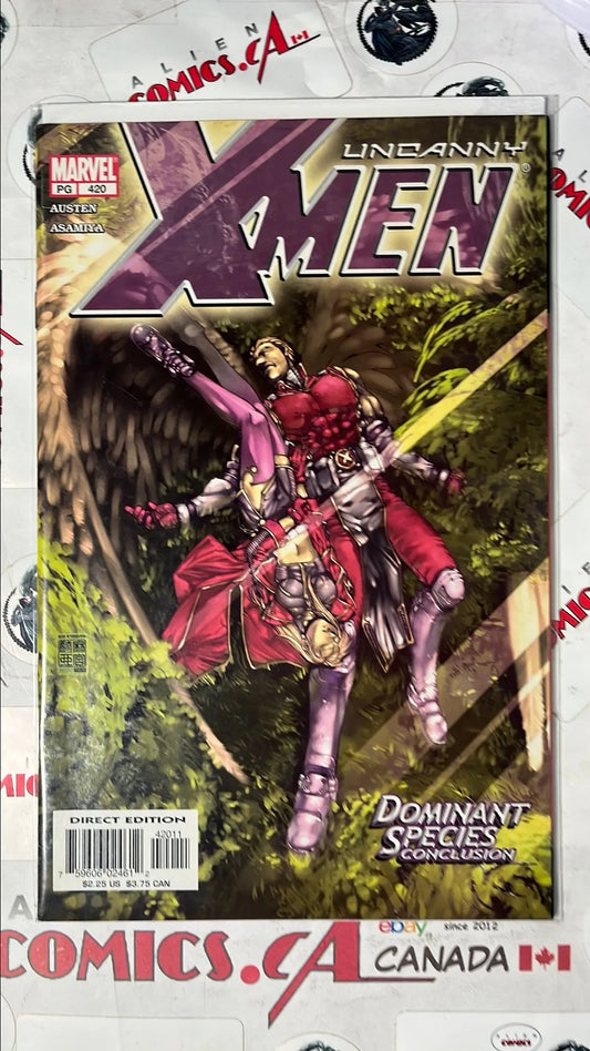 Uncanny X-men (#420 Marvel 2003 Direct Edition Dominant Species Part 4 Conclusion NM)