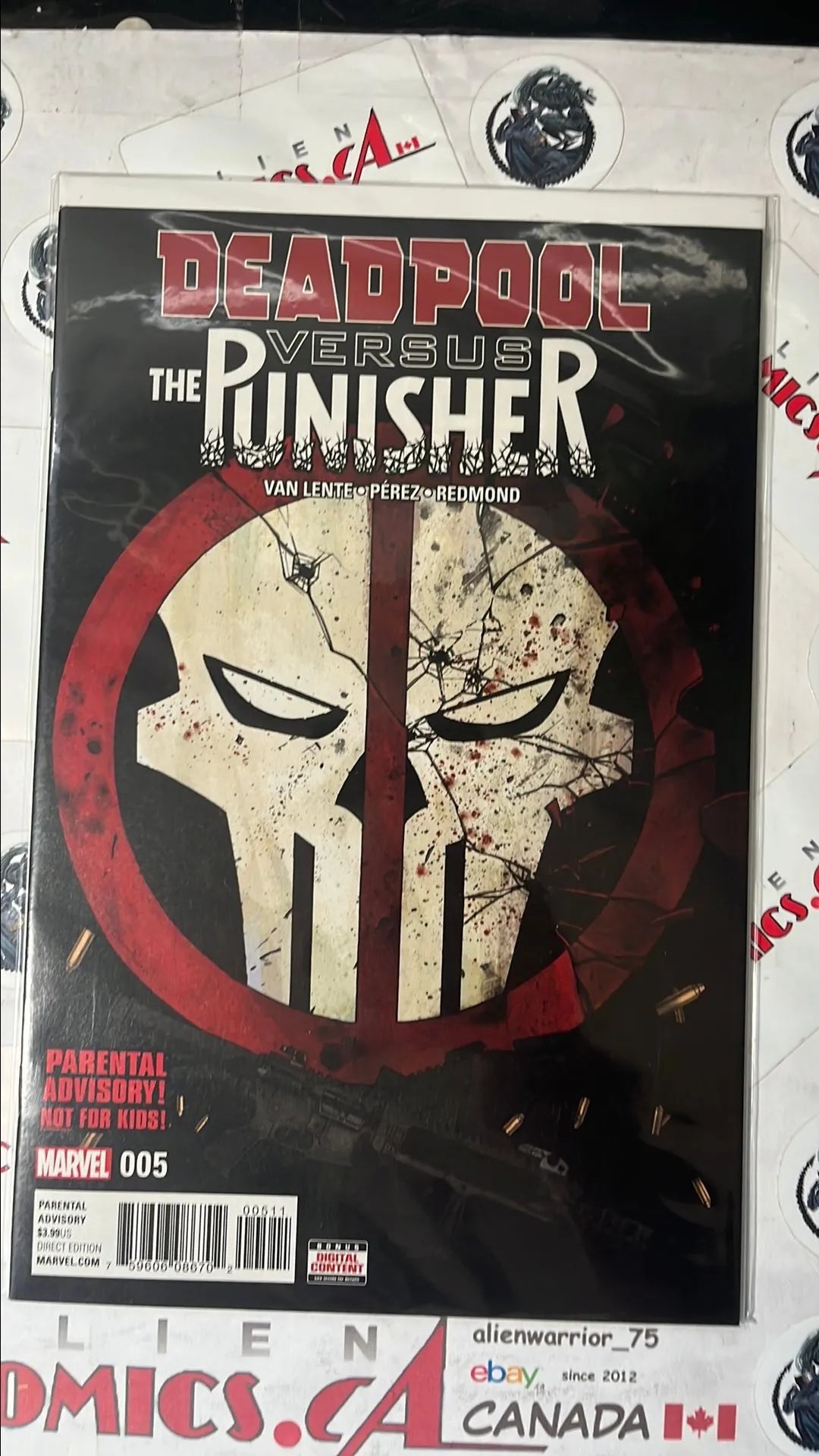 Deadpool versus The Punisher (#5 Marvel 2017 Punisher/Deadpool Logo Mash-up NM)
