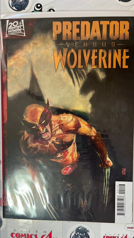 PREDATOR vs. Wolverine (#1M Marvel 2023 Alex Maleev 1:25 Variant NM)