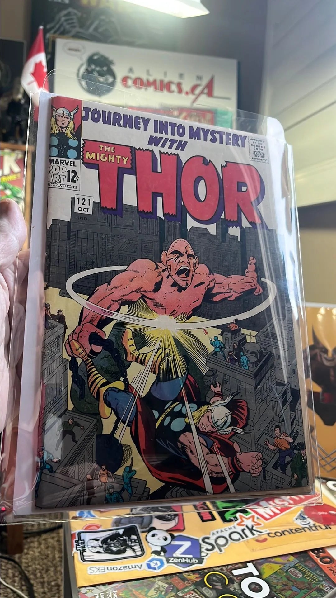 Journey into Mystery (#121 With The Mighty Thor: Thor vs. Absorbing Man Manufacturing ERROR Double Cover FN)