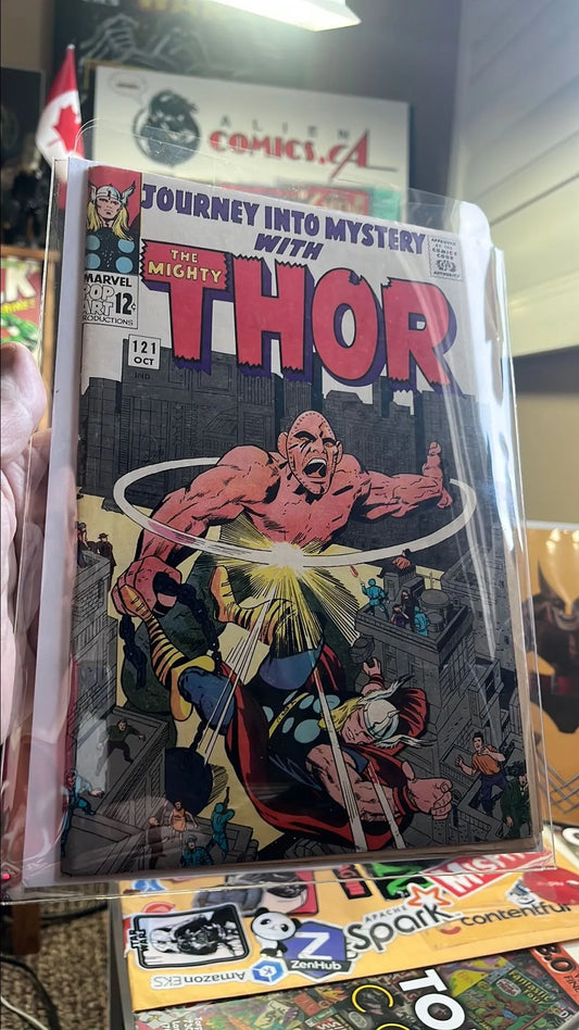 Journey into Mystery (#121 With The Mighty Thor: Thor vs. Absorbing Man Manufacturing ERROR Double Cover FN)