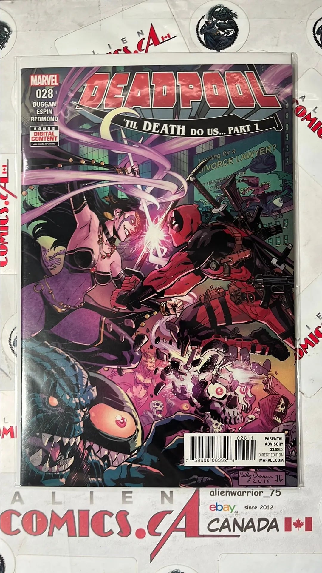 Deadpool (#28 Marvel 2017 'Til Death Do Us... Part 1 NM)
