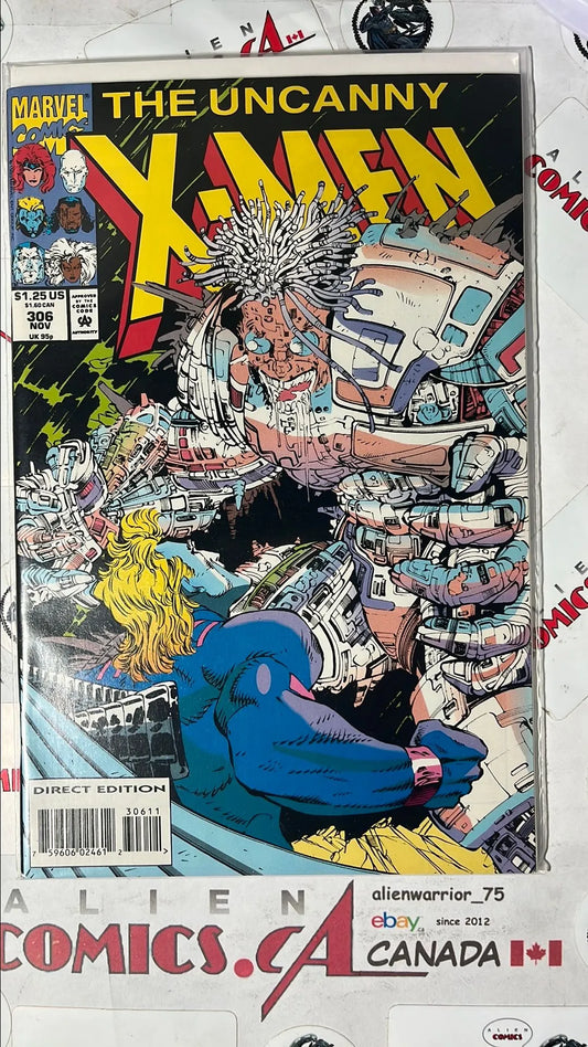 Uncanny X-men (#306 Marvel 1993 Direct Edition NM)