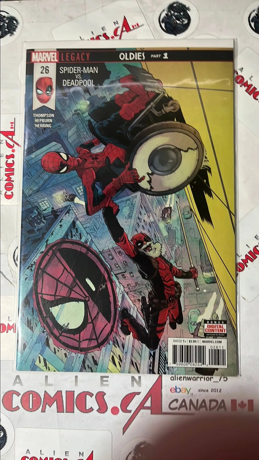 Spider-man vs. Deadpool (#26 Marvel 2018 Oldies Part 1 NM)