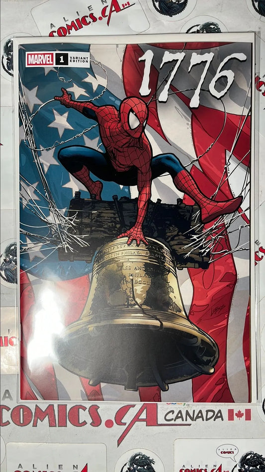 1776 (#1 Liberty Bell Spider-man Pablo Lobos Villalobos Variant 616 Trade Dress Limited to 3000 copies NM)