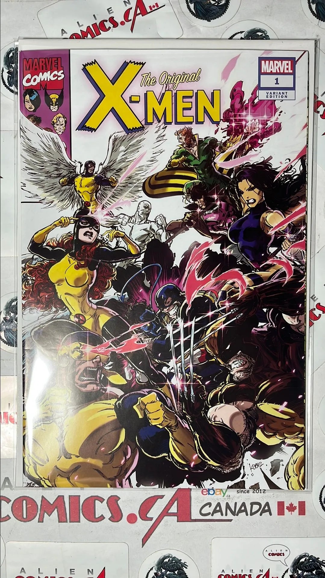 Original X-men (#1 Kaare Andrews Full Team Variant 616 Trade Dress Limited to 3000 copies NM)