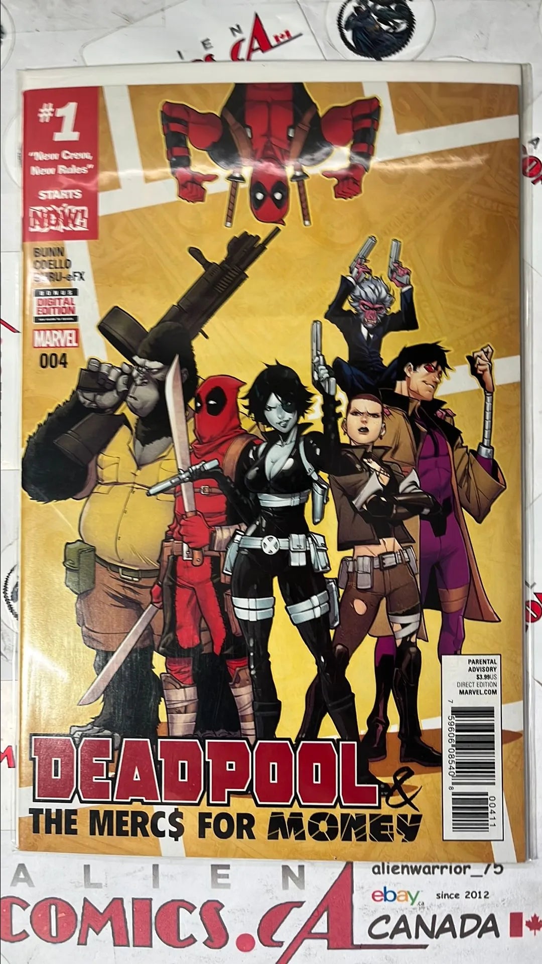 Deadpool & The Mercs for Money (#4 Marvel 2017 New Crew New Rules Part 1 NM)
