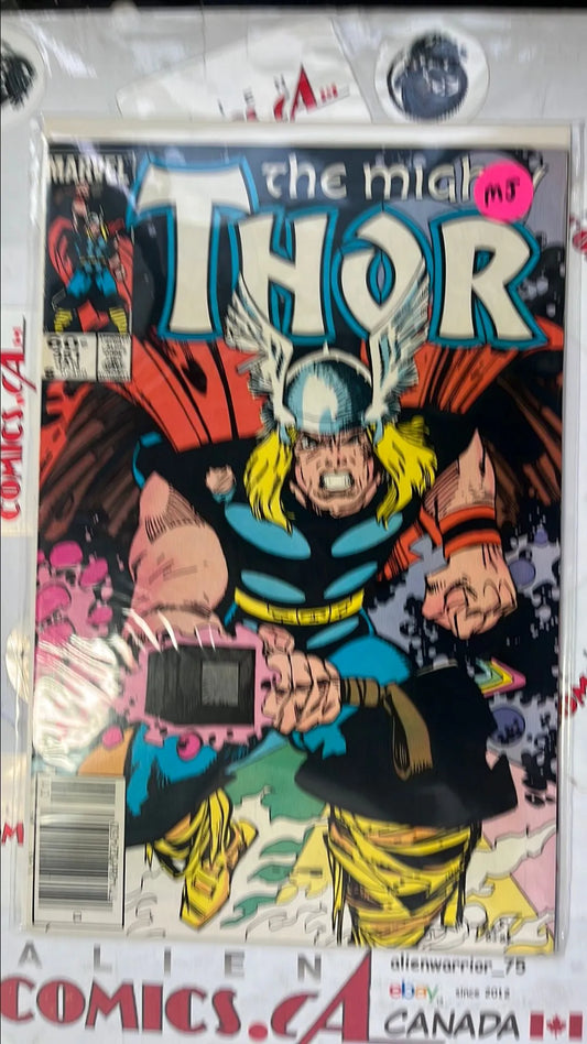 Mighty Thor (#351 Newsstand Edition Mark Jewelers Insert FN/VF)