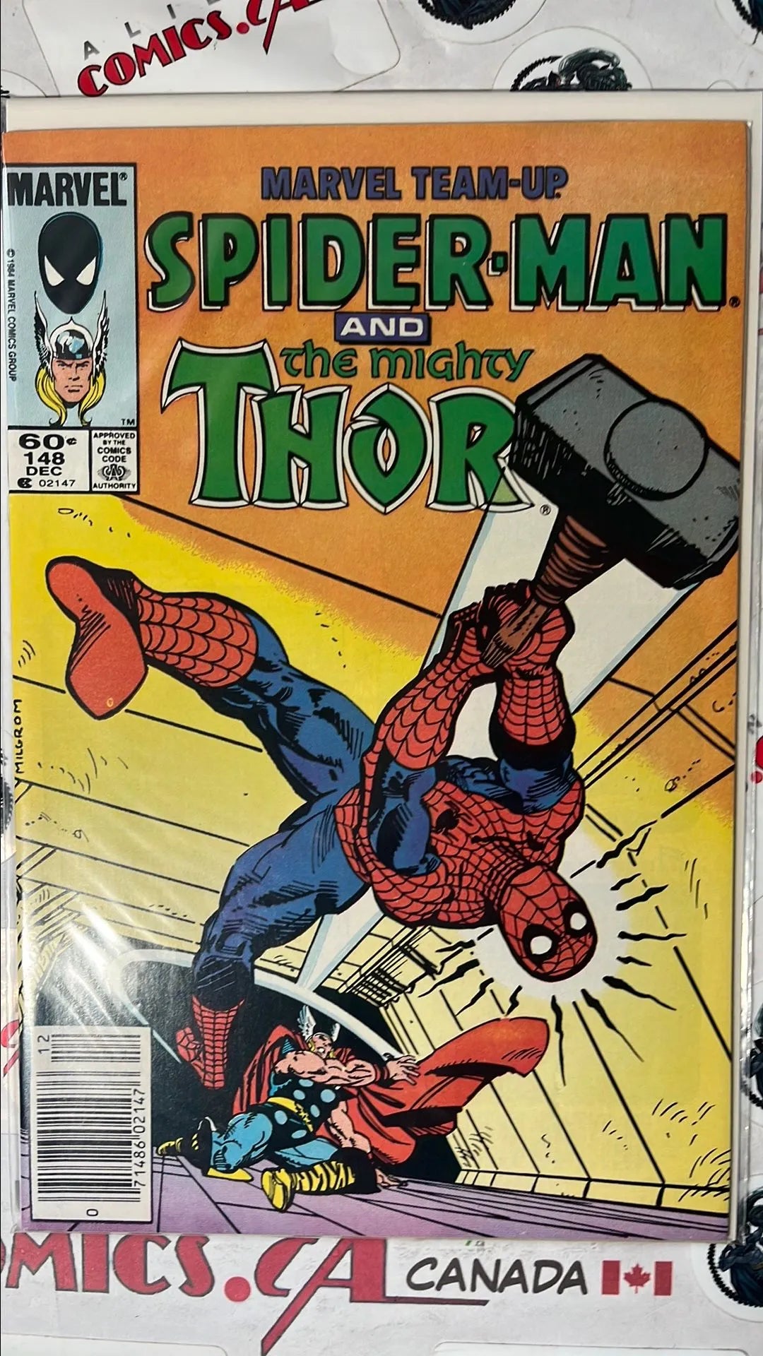 Marvel Team-up (#148 Spider-man & The Mighty Thor Newsstand Edition VF)