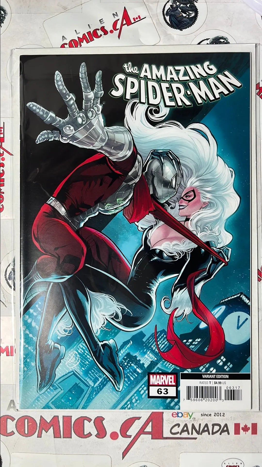 Amazing Spider-man (#63 LGY957 Marvel 2024 Lucas Werneck 1:25 Variant 1st Full app. Cyrios Scion of Cytorrak NM)