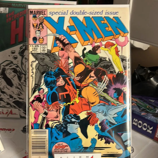 Uncanny X-men (#193 Newsstand Edition 2nd app. Firestar VF)