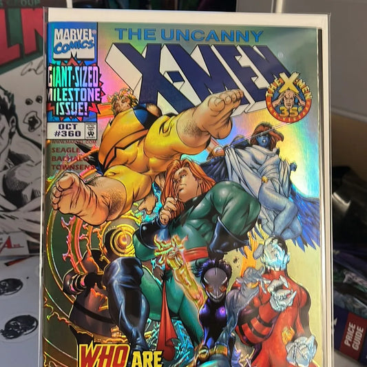 Uncanny X-men (#360 Direct Edition Giant-Sized Milestone Issue Foil Cover VF/NM)