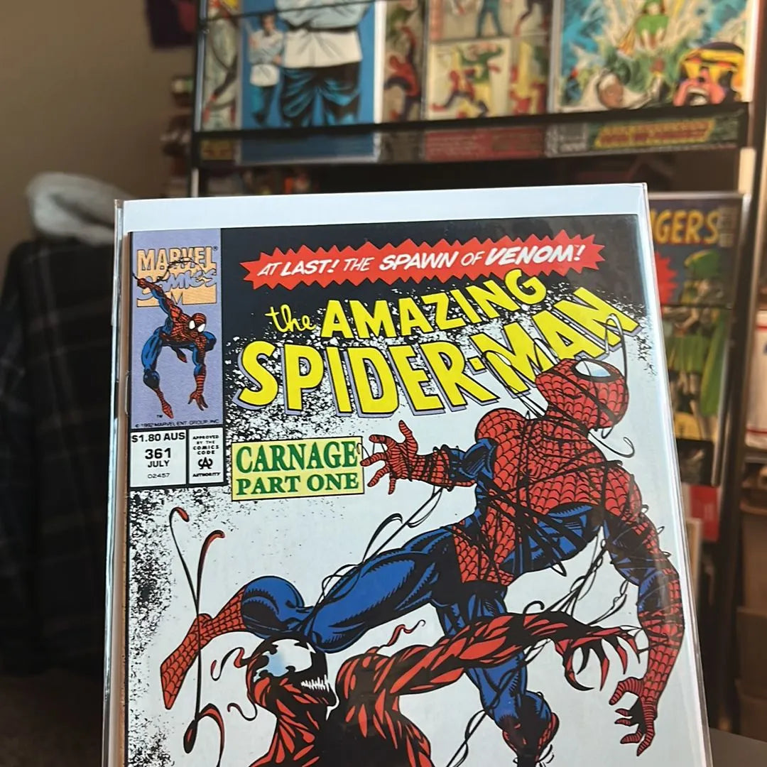 Amazing Spider-man (#361 $1.80 Australian Price Variant 1st app. Carnage HTF NM)