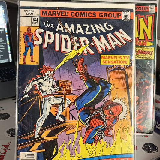 Amazing Spider-man (#184 'all' Detergent No Price Variant HTF GD/VG)