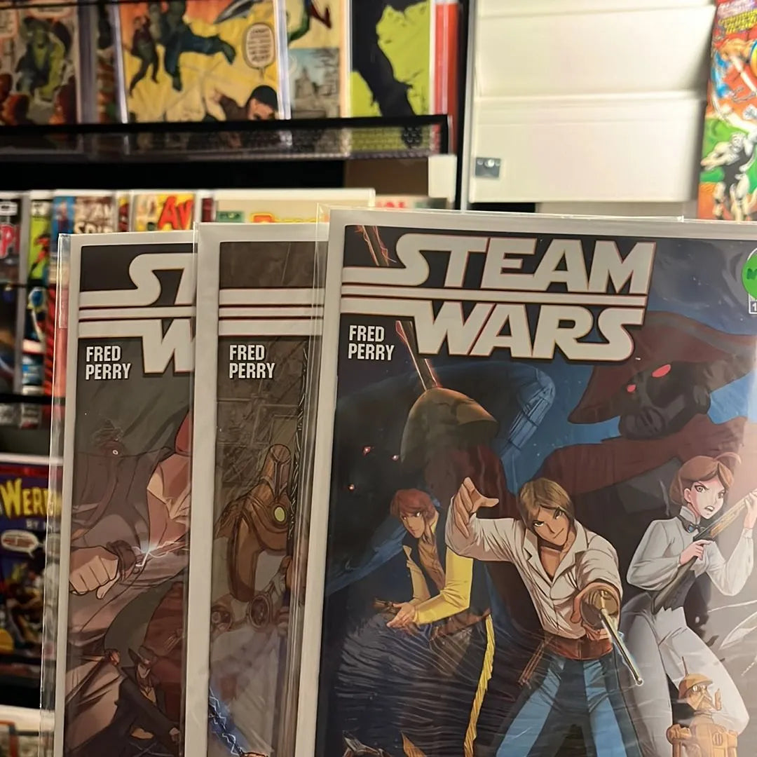 Steam Wars 3-Book Lot Complete Series NM
