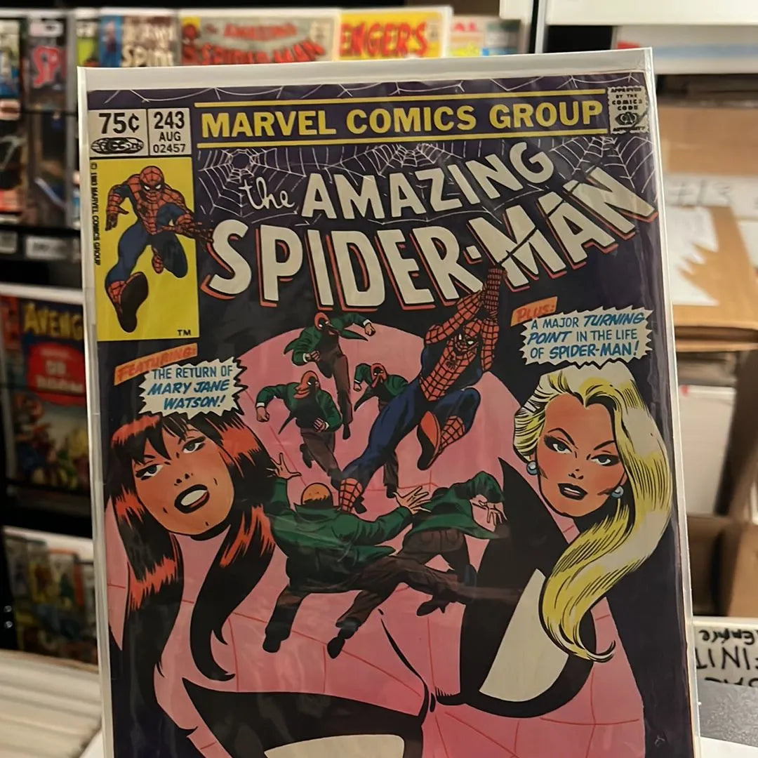 Amazing Spider-man (#243 75¢ Canadian Price Variant Return of Mary Jane Watson VG/FN)