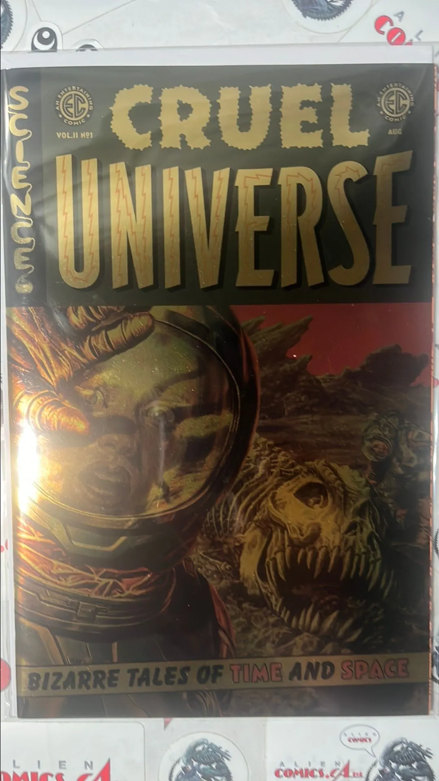 CRUEL UNIVERSE 1G EC/Oni 2025 Lee Bermejo Gold Foil Variant Rare HIGH GRADE