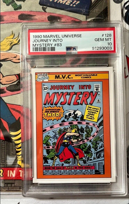 JOURNEY INTO MYSTERY 83 Golden Record REPRINT 1st app. Thor & PSA 10 GM Card 🔑