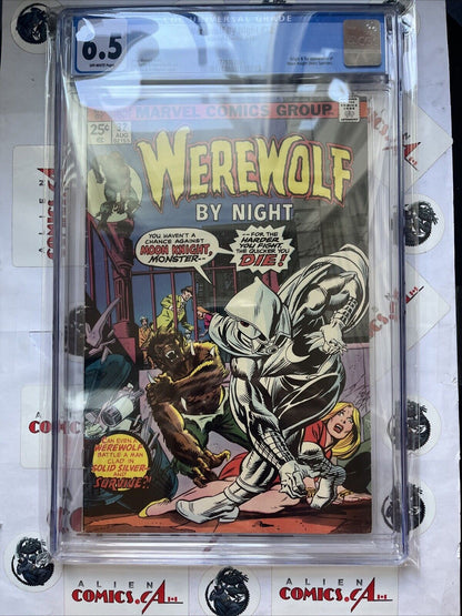 WEREWOLF BY NIGHT 32 Marvel Comics 1975 1st app Moon Knight CGC 6.5 FN+ MEGA KEY