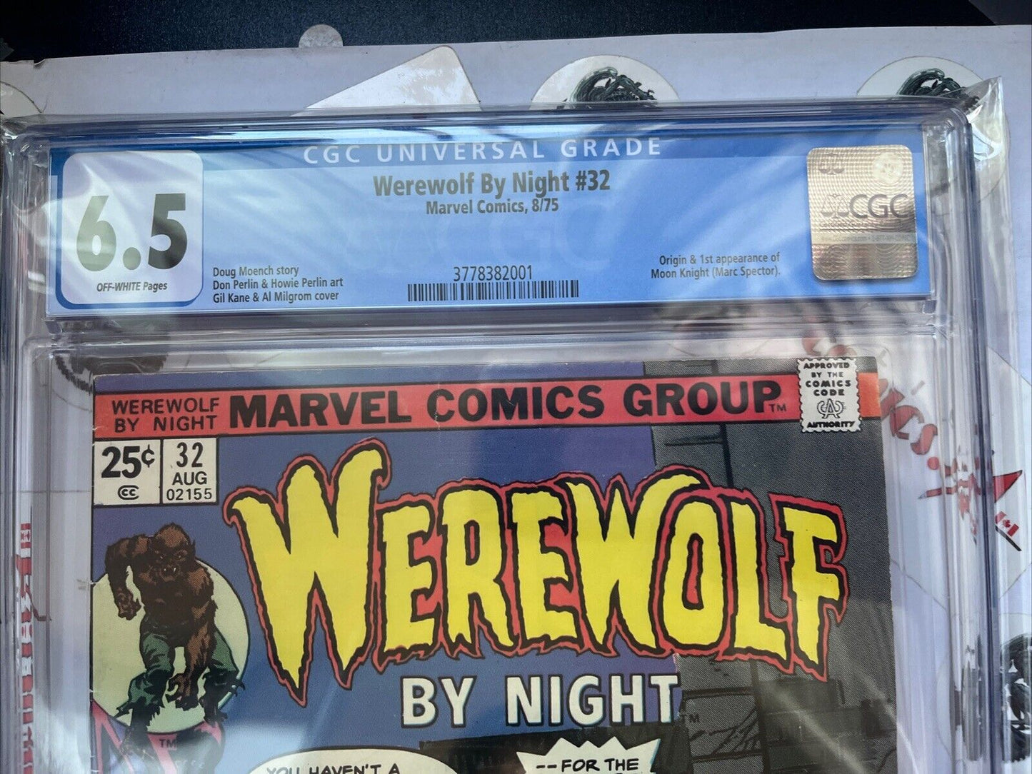 WEREWOLF BY NIGHT 32 Marvel Comics 1975 1st app Moon Knight CGC 6.5 FN+ MEGA KEY