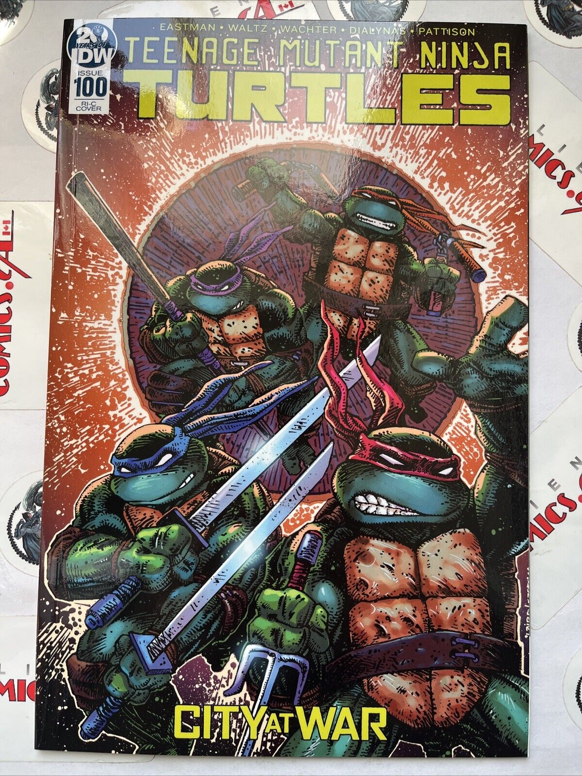 TEENAGE MUTANT NINJA TURTLES 100 1:50 Eastman & Laird Variant Scarce HIGH GRADE