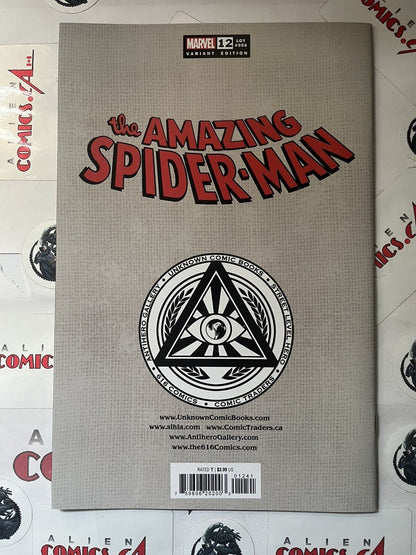 AMAZING SPIDER-MAN 12 Comics Illuminati Exclusive Variant Marvel 2023 HIGH GRADE