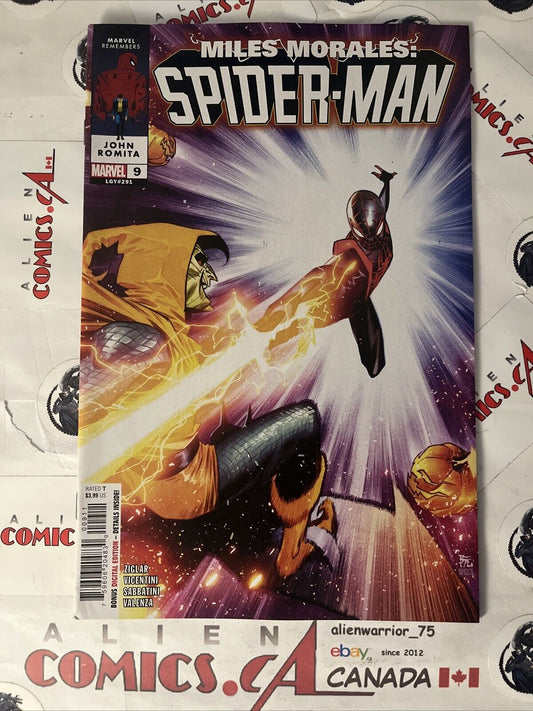 MILES MORALES SPIDER-MAN 9 John Romita Variant Hobgoblin Marvel 2023 HIGH GRADE