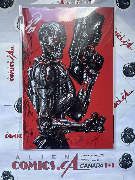 THE TERMINATOR 1 Johnny Desjardins Blood Red NYCC 2024 Exclusive Variant Signed