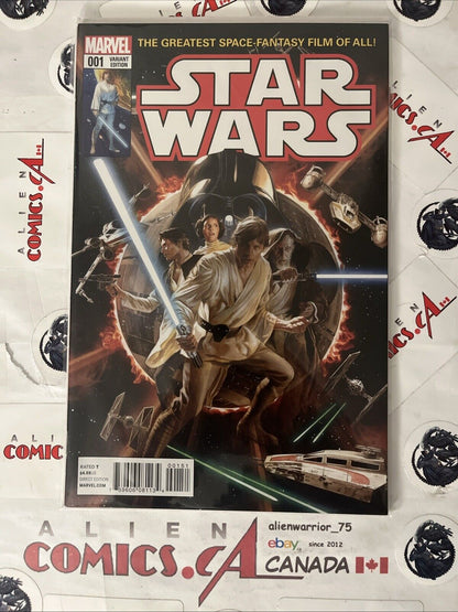 STAR WARS  1 Alex Ross 1:50 & 1:200 Variant Set Marvel Comics 2015 HIGH GRADE