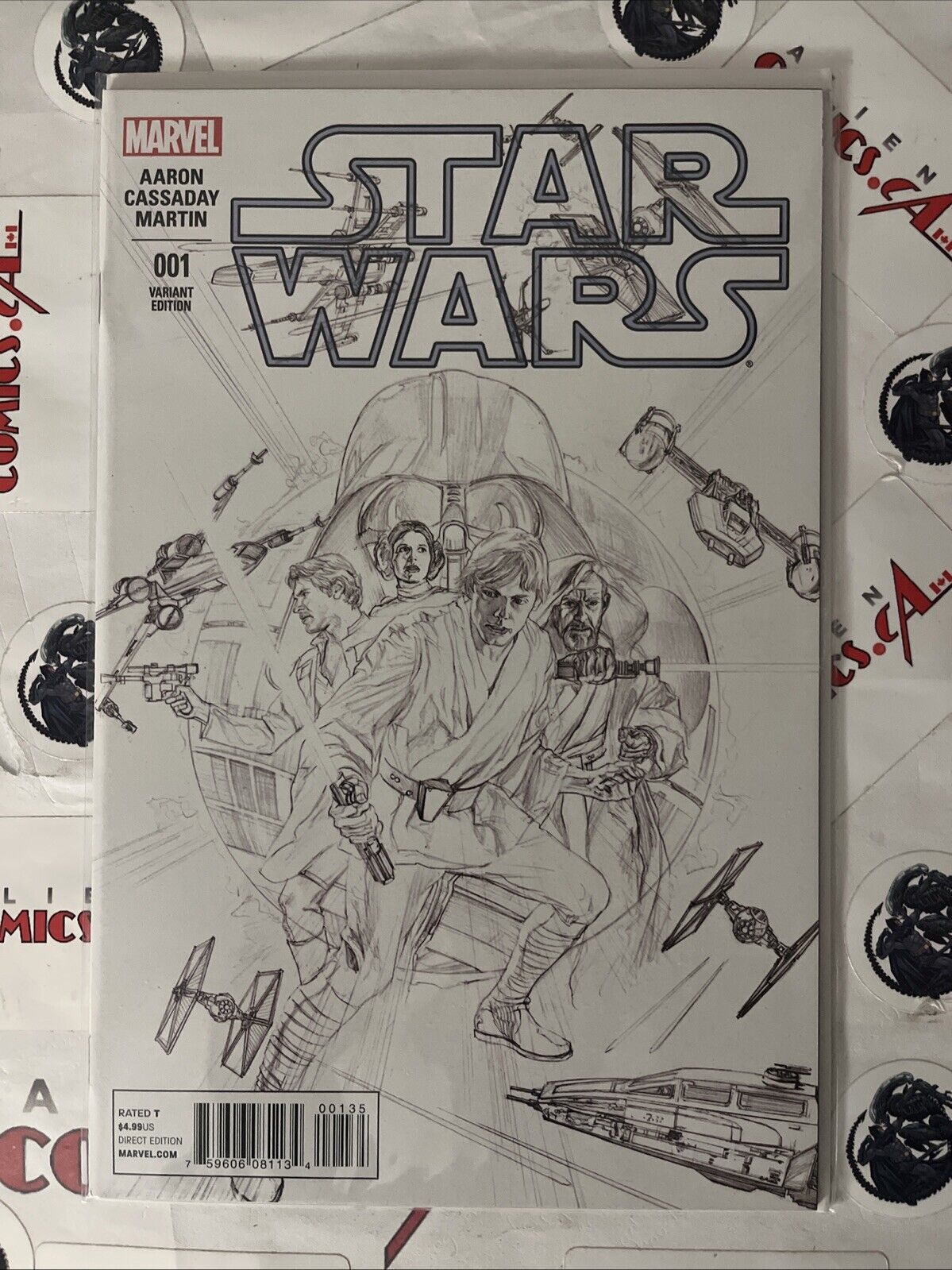 STAR WARS  1 Alex Ross 1:50 & 1:200 Variant Set Marvel Comics 2015 HIGH GRADE