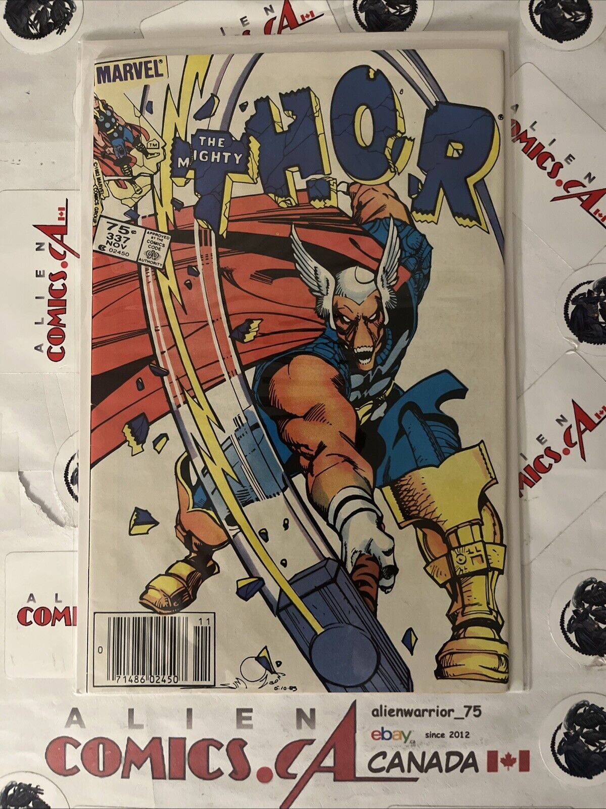 MIGHTY THOR 337-339 1st app. Beta Ray Bill Marvel 1983 Price Variant HIGH GRADE