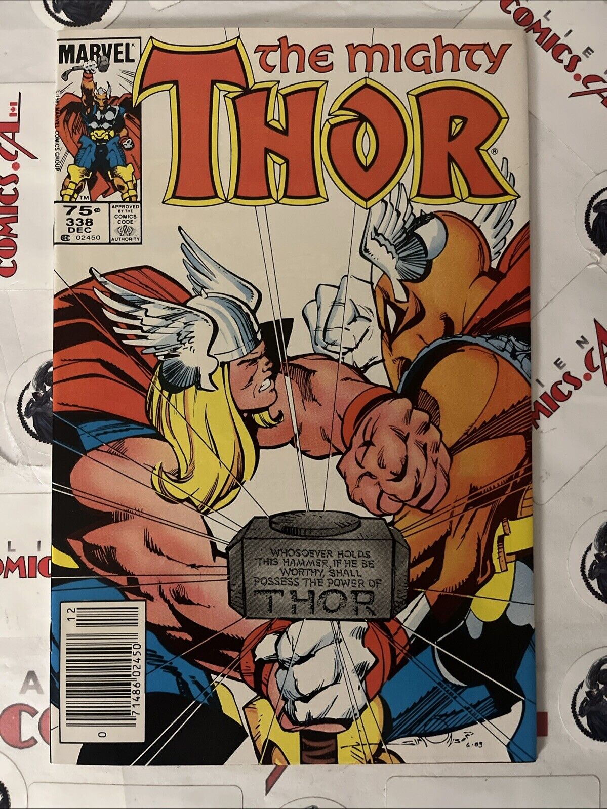 MIGHTY THOR 337-339 1st app. Beta Ray Bill Marvel 1983 Price Variant HIGH GRADE