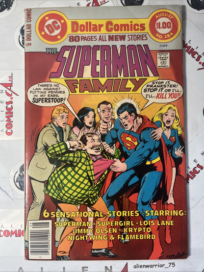 SUPERMAN FAMILY 184 DC Comics 1979 Neal Adams Manufacturing ERROR TRIPLE Cover!