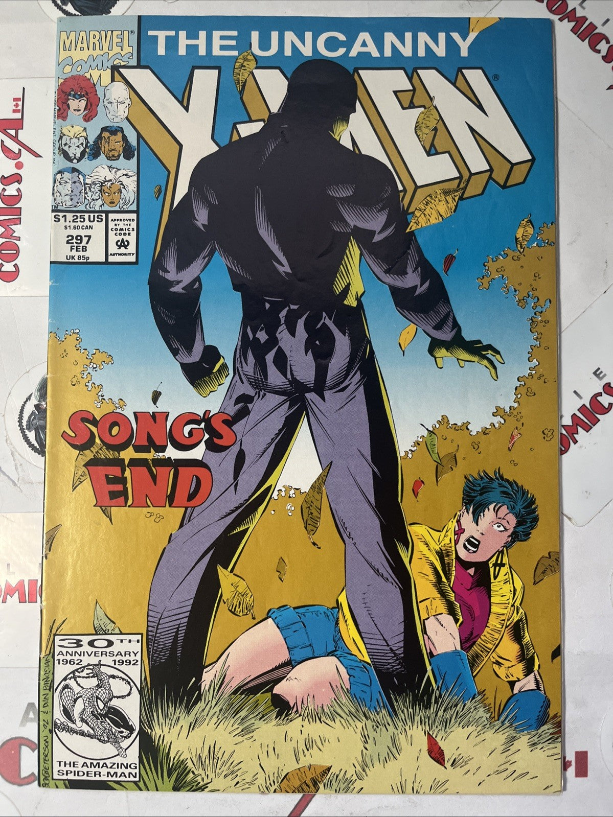 UNCANNY X-MEN 297 Marvel 1993 Song’s End Pressman Red Mail-Away Exclusive SCARCE