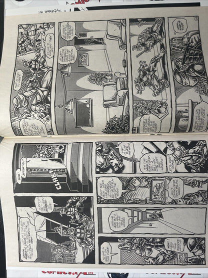 TEENAGE MUTANT NINJA TURTLES 4 Mirage Studios 1987 Wraparound Cover HIGH GRADE