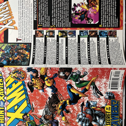 X-MEN 82: The Hunt for Xavier 2 Marvel Comics 1998 Kubert Cover Art HIGH GRADE