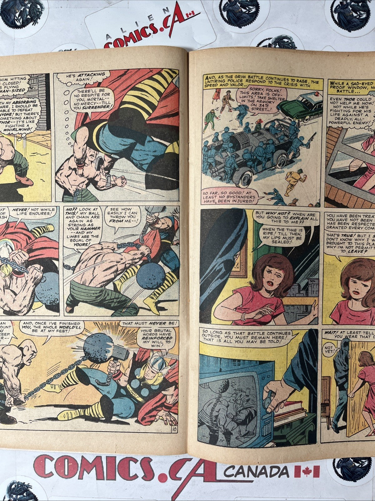 JOURNEY INTO MYSTERY 121 Marvel 1965 Manufacturing ERROR Double Cover! VINTAGE