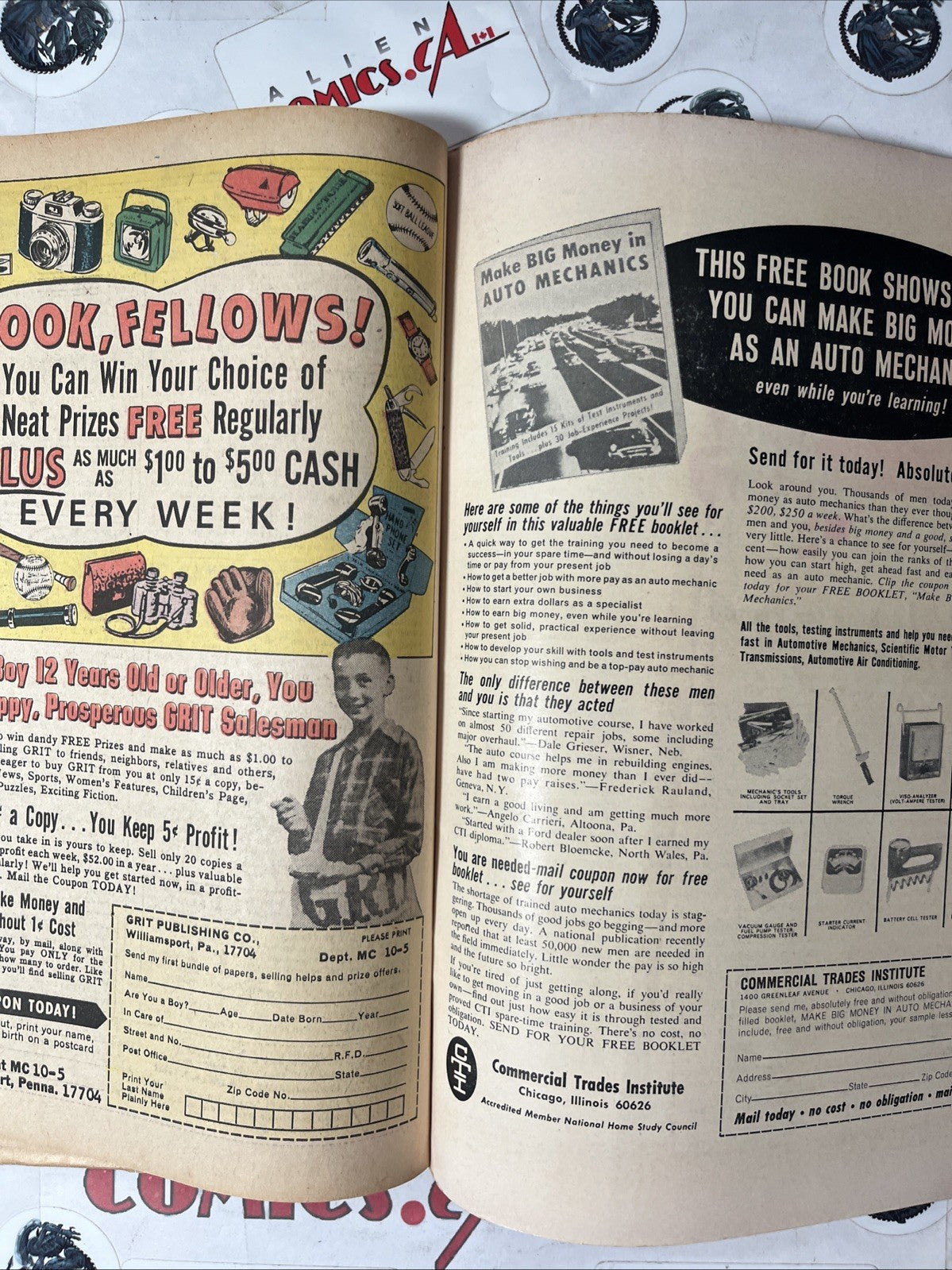 JOURNEY INTO MYSTERY 121 Marvel 1965 Manufacturing ERROR Double Cover! VINTAGE