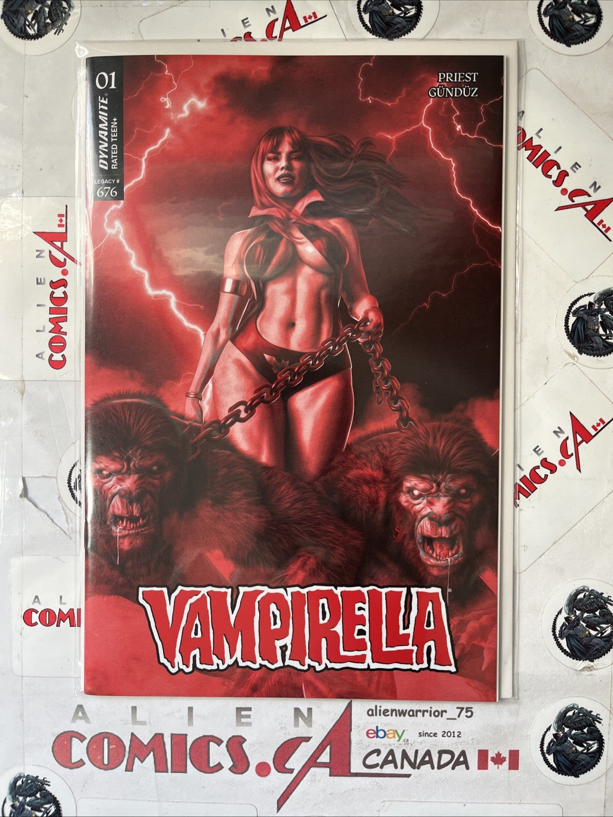 VAMPIRELLA 1 Dynamite Entertainment 2025 1:10 Mark Spears Variant HIGH GRADE