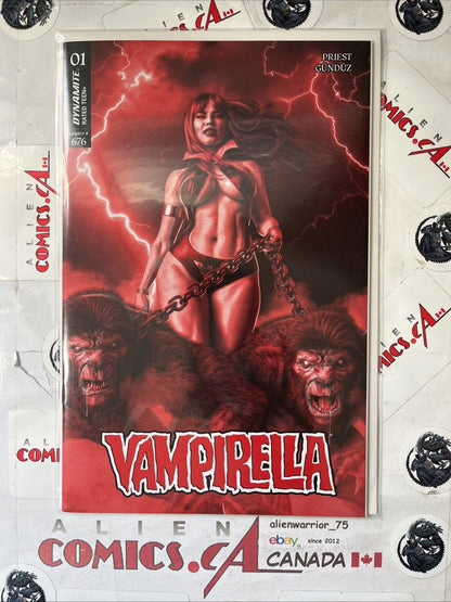 VAMPIRELLA 1 Dynamite Entertainment 2025 1:10 Mark Spears Variant HIGH GRADE
