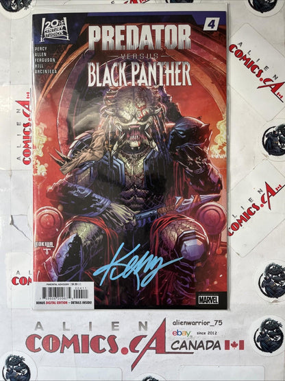 PREDATOR vs. BLACK PANTHER 6-Book Lot Full Series Signed Ken Lashley w/COA RARE