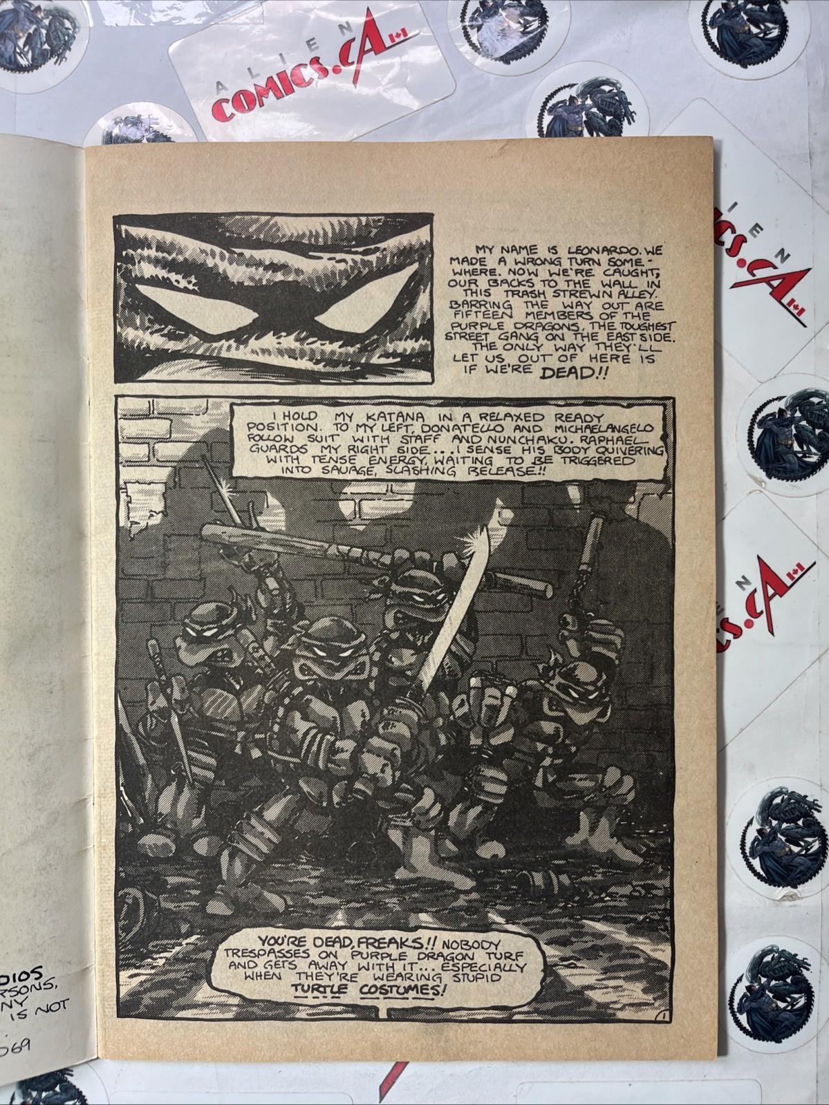 TEENAGE MUTANT NINJA TURTLES 1 Eastman & Laird’s Mirage 1984 3rd print VINTAGE🔑