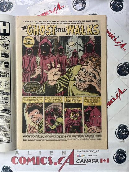 DEAD OF NIGHT 1 Marvel Comics 1973 Premiere Issue Horror Series VINTAGE