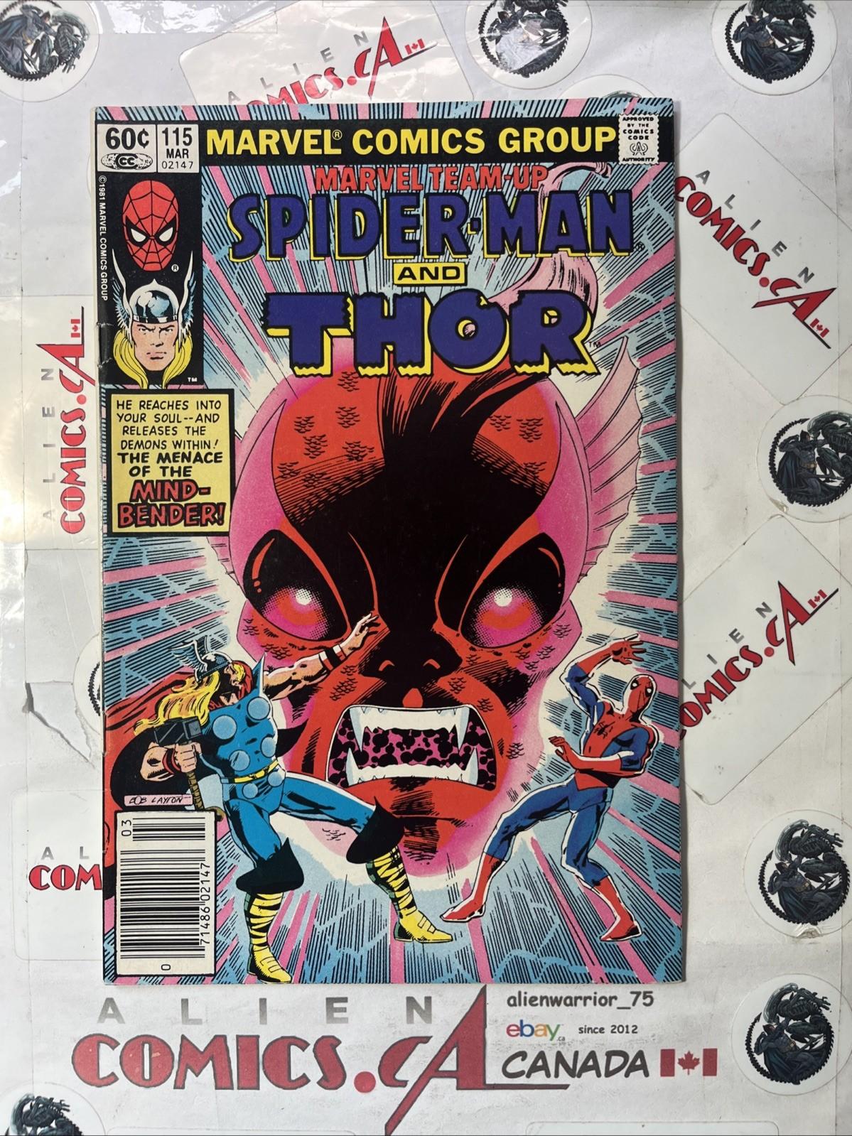 MARVEL TEAM-UP 115 Marvel 1982 Mark Jewelers Manufacturing ERROR Double Cover!🦄